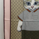 GUCCI x Yuko Higuchi Scarf Silk Beige Auth 151300M-5