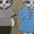 GUCCI x Yuko Higuchi Scarf Silk Beige Auth 151300M-6