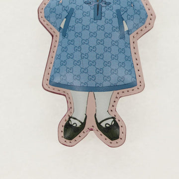 GUCCI GG Supreme x Yuko Higuchi Key Holder PVC Beige Gold Auth 151301M - 0