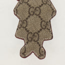 GUCCI GG Supreme x Yuko Higuchi Key Holder PVC Beige Gold Auth 151301M-7