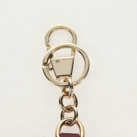 GUCCI GG Supreme x Yuko Higuchi Key Holder PVC Beige Gold Auth 151301M