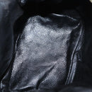 FENDI Zucca Canvas Vanity Pouch Black Brown gold Auth 151302-11