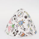 FENDI Baby Hats cotton White Auth 151306-5