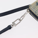 LOUIS VUITTON Monogram Watercolor Zippy Compact Wallet Blue M80461 Auth 151307-9