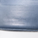 LOUIS VUITTON Monogram Watercolor Zippy Compact Wallet Blue M80461 Auth 151307-11