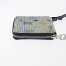 LOUIS VUITTON Monogram Watercolor Zippy Compact Wallet Blue M80461 Auth 151307-3