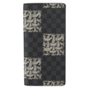 LOUIS VUITTON Damier Graphite Porte Feuille Brother Wallet N61211 Auth 151308-13
