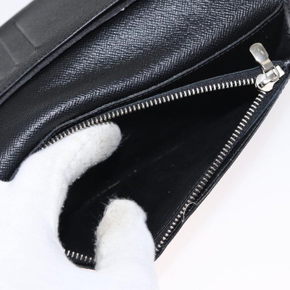 LOUIS VUITTON Damier Graphite Porte Feuille Brother Wallet N61211 Auth 151308