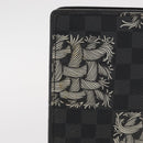 LOUIS VUITTON Damier Graphite Porte Feuille Brother Wallet N61211 Auth 151308-3