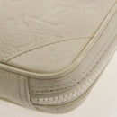 LOUIS VUITTON Taurillon Clemence Monogram Utility Side Bag M53256 Auth 151309A-21