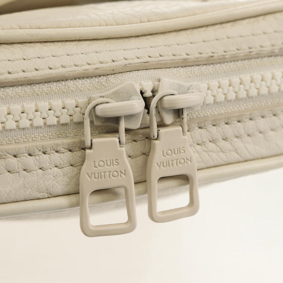 LOUIS VUITTON Taurillon Clemence Monogram Utility Side Bag M53256 Auth 151309M