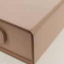 FENDI Box Horizontal Shoulder Bag Leather Pink Gold Auth 151310A-13