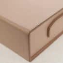 FENDI Box Horizontal Shoulder Bag Leather Pink Gold Auth 151310A-14