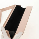 FENDI Box Horizontal Shoulder Bag Leather Pink Gold Auth 151310A-16