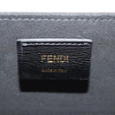 FENDI Box Horizontal Shoulder Bag Leather Pink Gold Auth 151310A-17
