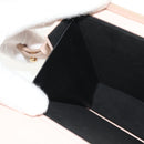 FENDI Box Horizontal Shoulder Bag Leather Pink Gold Auth 151310A-20