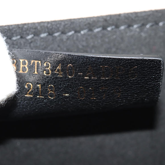 FENDI Box Horizontal Shoulder Bag Leather Pink Gold Auth 151310A