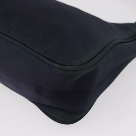 PRADA Hand Bag Nylon Purple Silver Auth 151312