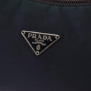 PRADA Hand Bag Nylon Purple Silver Auth 151312-17