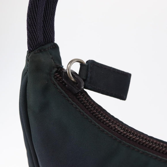 PRADA Hand Bag Nylon Purple Silver Auth 151312