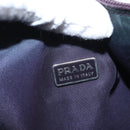 PRADA Hand Bag Nylon Purple Silver Auth 151312-18