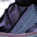 PRADA Hand Bag Nylon Purple Silver Auth 151312-11