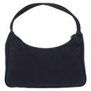 PRADA Hand Bag Nylon Purple Silver Auth 151312-2