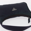 PRADA Hand Bag Nylon Purple Silver Auth 151312-6