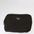 PRADA Pouch Nylon Canvas 4 Set Blue Red khaki Auth 151313-2