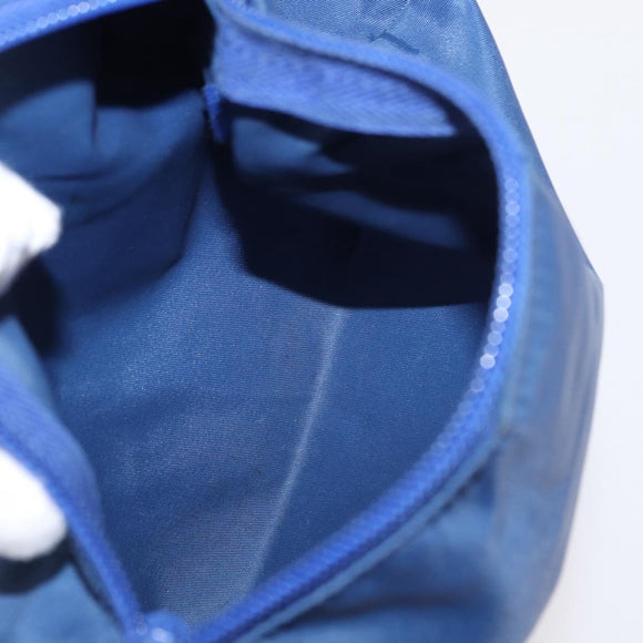 PRADA Pouch Nylon Canvas 4 Set Blue Red khaki Auth 151313