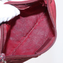 PRADA Pouch Nylon Canvas 4 Set Blue Red khaki Auth 151313-26