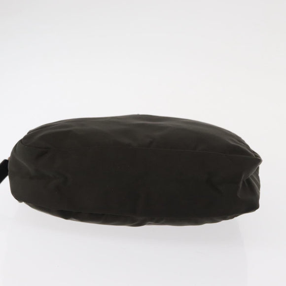 PRADA Pouch Nylon Canvas 4 Set Blue Red khaki Auth 151313