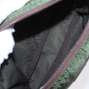 PRADA Pouch Nylon Canvas 4 Set Blue Red khaki Auth 151313-7