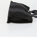 HERMES Bag Canvas 2 Set Black Light Beige Auth 151314-12