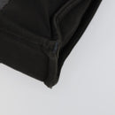 HERMES Bag Canvas 2 Set Black Light Beige Auth 151314-16