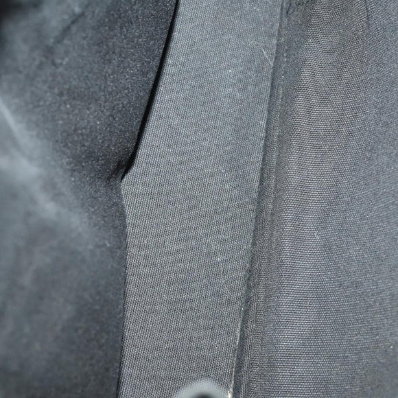 HERMES Bag Canvas 2 Set Black Light Beige Auth 151314