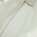 HERMES Bag Canvas 2 Set Black Light Beige Auth 151314-9