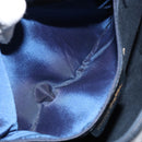 GUCCI GG Supreme Sherry Line Shoulder Bag PVC Navy Gold Red Auth 151330-22