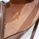 GUCCI GG Supreme Web Sherry Line Bag PVC Beige Gold 56 02 088 Auth 151331-10