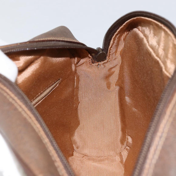 GUCCI GG Supreme Web Sherry Line Bag PVC Beige Gold 56 02 088 Auth 151331