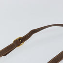 GUCCI GG Supreme Web Sherry Line Bag PVC Beige Gold 56 02 088 Auth 151331-8