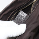 GUCCI GG Canvas Web Sherry Line Tote Bag Beige Gold Red 137396 Auth 151333-12