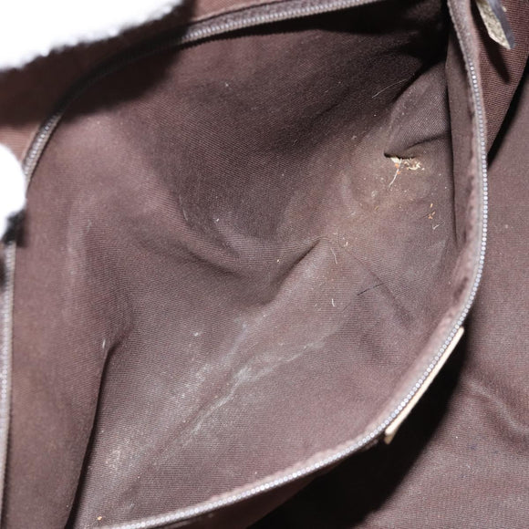 GUCCI GG Canvas Abbey Tote Bag Beige Gold 141470 Auth 151334