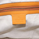 GUCCI Micro GG Canvas Guccissima Boston Bag 2way Orange Gold 322231 Auth 151335-17