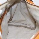 GUCCI Micro GG Canvas Guccissima Boston Bag 2way Orange Gold 322231 Auth 151335-20