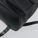 GUCCI Bamboo Backpack Leather Black Gold 003 2058 0016 Auth 151336-12