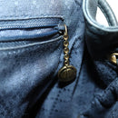 GUCCI Bamboo Backpack Leather Black Gold 003 2058 0016 Auth 151336-23