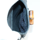 GUCCI Bamboo Backpack Leather Black Gold 003 2058 0016 Auth 151336-26