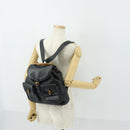 GUCCI Bamboo Backpack Leather Black Gold 003 2058 0016 Auth 151336-28
