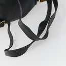 GUCCI Bamboo Backpack Leather Black Gold 003 2058 0016 Auth 151336-9